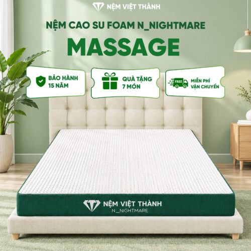 Nệm Cao Su Foam N_Nightmare Massage Nguyên Tấm