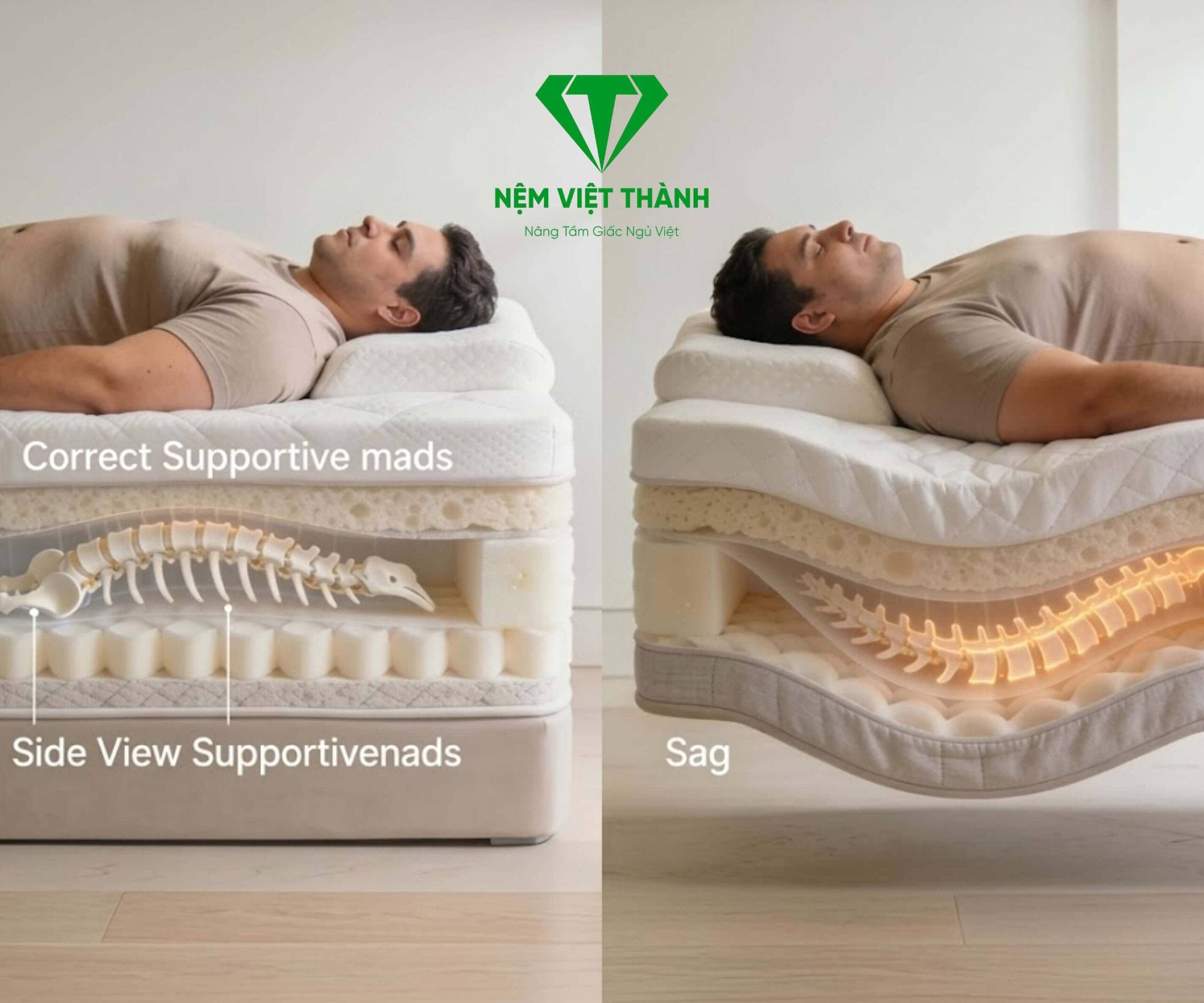 Nệm Cho Người Nặng Cân: Cách Chọn Nệm Bền, Nâng Đỡ Tốt 7 Người nặng cân nên nằm nệm cứng hay mềm?